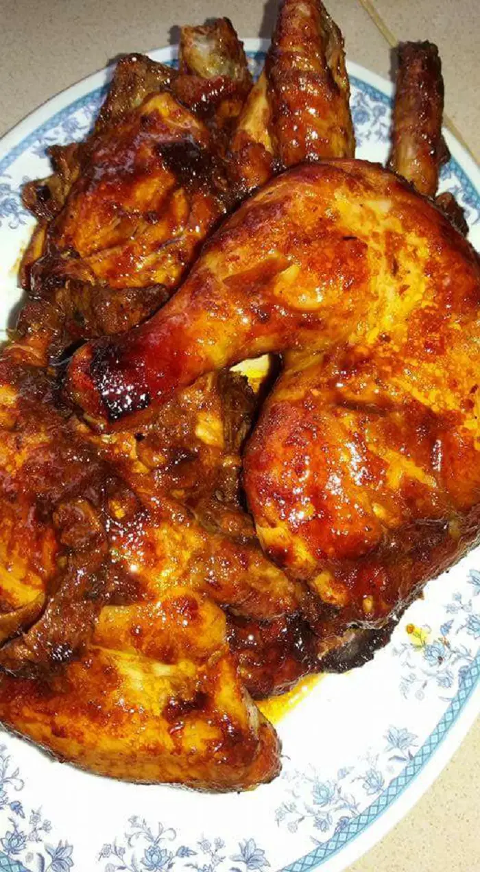 Resepi Ayam Panggang Madu Lada Hitam Versi Oven - Bidadari.My