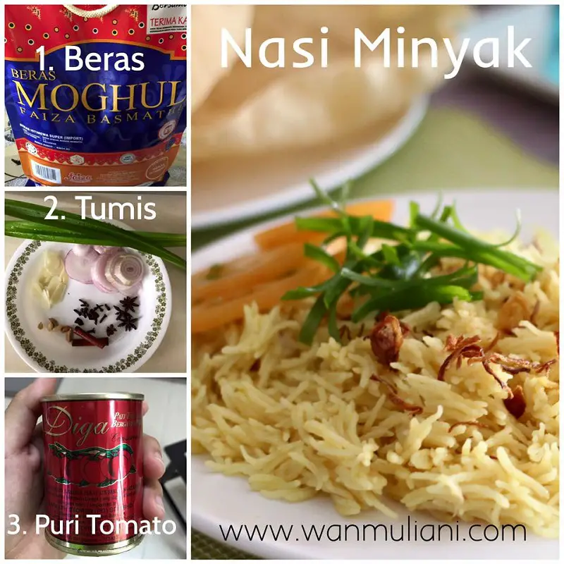 Resepi Nasi Minyak Terengganu (Sedap, Power dan Ori 